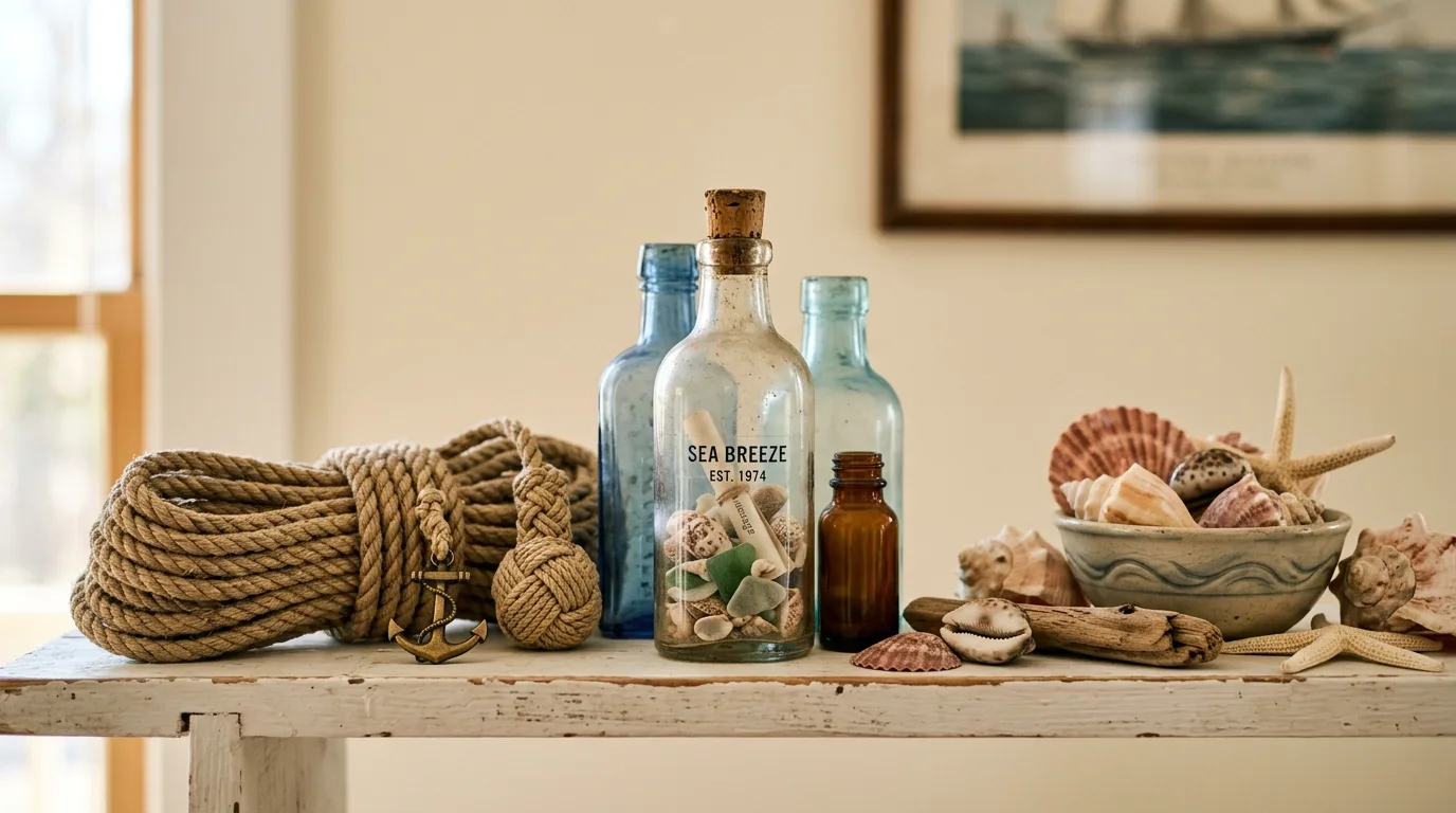 Use layered neutral rugs to ground the room inspiration for a coastal interior.